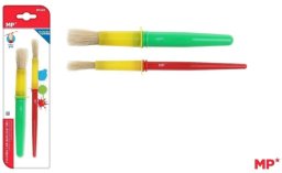 Pędzle dla dzieci z uchwytem Easy grip 2szt