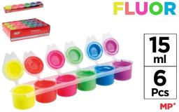 Farba plakatowa tempera fluor 6x15ml