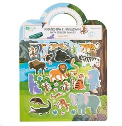Książeczka z naklejkami - Safari