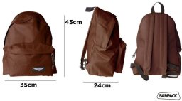 Plecak Sampack brązowy