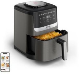 Tefal Easy Fry Silence EY551HE0 frytkownica Pojedyńczy 5 l Autonomiczny Frytkownica na gorące powietrze Czarny, Szary, Stal nierdzewna