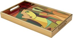 Taca dekoracyjna 40x25x4 cm Twarz 172014