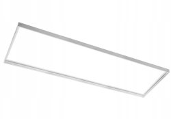 G-TECH Rama do montażu natynkowego paneli LED 120x30x6,5cm GTV (typu backplate) bez śrub biała GT-RMBK120x30-00