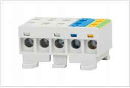 Listwa zaciskowa F-ELEKTRO F2.0308 w korpusie ZU 5-torowa (5x50mm2) 3L+N+PE Al/Cu