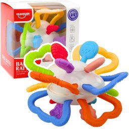 LeanToys Sensoryczna Obrotowa Dla Niemowląt Gryzak Kolorowa