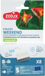 ZOLUX Pokarm wakacyjny dla ryb słodkowodnych, 4 dni nieobecności blok x 8