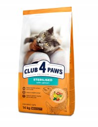 CLUB4Ł KOT 14kg STERILISED ŁOSOŚ