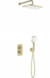 Zestaw prysznicowy KFA 5759-501-31 / KFA / MALAGA / ZESTAW NATRYSKOWY PODTYNKOWY TERMOSTAT , PVD BRUSHED LIGHT GOLD /