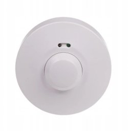 FF Czujnik ruchu F&F DRM-02-24V mikrofalowy 5A 24V AC/DC 360st IP40 biały