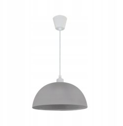 Struhm Inka 03881 lampa wisząca zwis 1x25W E27 szara/biała