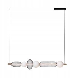 Maxlight Bora P0593 lampa wisząca zwis 1x29W LED 3000K 1674 lm czarna/złota