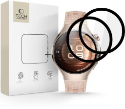 SZKŁO HYBRYDOWE TECH-PROTECT GLASS FLEX+ 2-PACK HUAWEI WATCH 5 (46 MM) BLACK