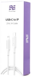 Kabel USB USB-C - Lightning 1 m Biały