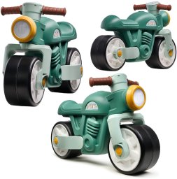 FALK Jeździk Biegowy Ciche Koła Motor Prem1er Retro Zielony 12+
