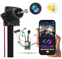 Mini Kamera 4G WiFi IP055-A1 z Detekcją Ruchu