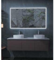 Lustro łazienkowe z oświetleniem LED Ledimex SUIZ010-14060 140 x 60 cm