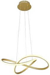 Lampa nowoczesna LED wisząca sufitowa pierścienie AT61-ESL-Gold