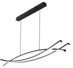 Lampa nowoczesna LED wisząca sufitowa AT56-1DSL-Black