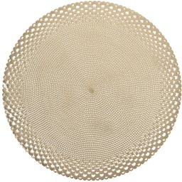 Mata dekoracyjna 38 cm Roma 60253 Złota