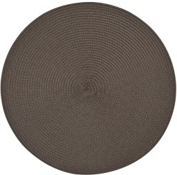 Mata dekoracyjna 38 cm Round 81363 Brązowa