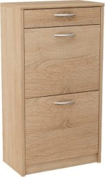 Szafka na buty, szuflada, Classic, 50x28x92 cm, dąb sonoma, mat | TYLETEGOTU
