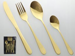 Pinti Inox Įrankių rinkinys PRINCESS GOLD (24 vnt)
