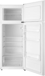 Midea Šaldytuvas | MDRT294FGE01 | Energy efficiency class E | Free standing | Double Door | Height 143 cm | Šaldytuvas net capacity 163 L | Šaldiklis net capacity 41 L | 40 dB | Baltas