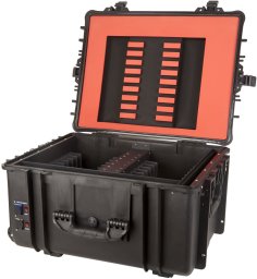 DEQSTER 10-744121 ładowarka do urządzeń przenośnych Tablet Czarny Prąd przemienny Szybkie ładowanie Wewnętrzna, Zewnętrzna