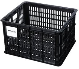 Basil Kosz na kierownicę/bagażnik BASIL BICYCLE CRATE M, 29.5L, recycled synthetic, black (NEW)
