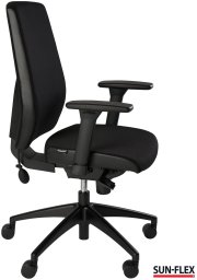 Office chair SUN-FLEX®OFFICECHAIR HB Onyx Black