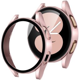 Etui z osłoną ekranu do Galaxy Watch FE 40mm, różowe
