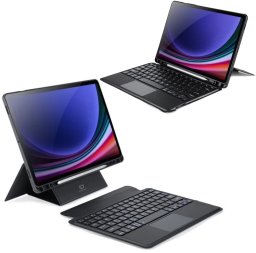 Etui z klawiaturą Bluetooth do Samsung Galaxy Tab S9 X710/X716B, czarne
