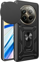 Etui pancerne Supero Camshield Ring do Realme 12 Plus 5G, czarne