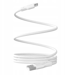 Kabel USB Puro USB-A - USB-C 1 m Biały (8018417498930)
