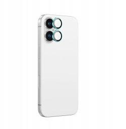 Szkło hartowane AMAZINGTHING AR Aluminium 2 Lens Glass z ramką na soczewki aparatu do iPhone 16 / 16 Plus - zielone