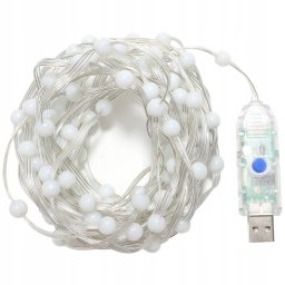 EKO-LIGHT Girlanda Wizard Kulka 5M 100 Led RGB EK1389 Wysokiej Jakości