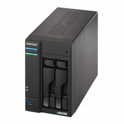 Serwer plików Asustor LOCKERSTOR 2 AS6702T 2-bay, Intel Celeron N5105 Czterordzeniowy 2.0GHz, 16GB RAM DDR4. 4x M.2 PCIe (NVMe), 2x 2.5 GbE. 2x USB 3.2. HDMI 2.0b