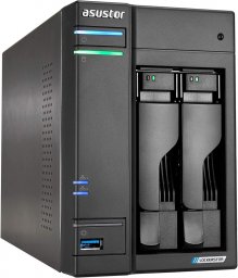 Serwer plików Asustor LOCKERSTOR 2 AS6702T 2-bay, Intel Celeron N5105 Czterordzeniowy 2.0GHz, 8GB RAM DDR4. 4x M.2 PCIe (NVMe), 2x 2.5 GbE. 2x USB 3.2. HDMI 2.0b