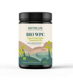 Diet Food DOCTOR LIFE_Whey Protein białko suplement diety Chocolate 500g