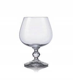 Taurės brendžiui 250ml Claudia 6 vnt. be dekoro (BOHEMIA CRYSTAL)