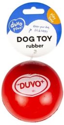 DUVO+ ZABAWKA GUMOWA PIŁKA 6,5cm MIX      KOLOR   10154