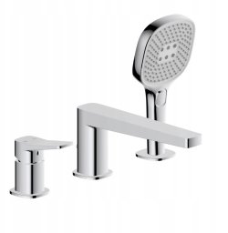 Bateria wannowa KFA 4525-210-00 / KFA / MALAGA / BATERIA WANNOWA , 3-OTWOROWA , STOJĄCA, CHROM /