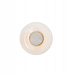 Maxlight Signature W0378 kinkiet lampa ścienna 1x9W LED 3000K 855 lm mosiądz/transparentny