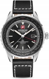 Zegarek Męski SWISS MILITARY HANOWA Afterburn GMT SMWGB0003201 + BOX