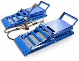 RAMPA RAMPY HYDRAULICZNE WARSZTATOWE KOMPLET 2 SZTUKI Z PODNOŚNIKIEM