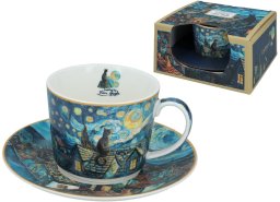 Filiżanka ze spodkiem - Inspirowana malarstwem V. van Gogh (CARMANI)