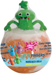 CHLAPU CHLAP Wirowo Pianowa Musująca Kula do kąpieli Ufo Fingers - zapach ananasowy