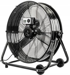 WENTYLATOR PRZEMYSŁOWY WIATRAK PODŁOGOWY CYRKULATOR 61CM 300W DUŻY MOCNY