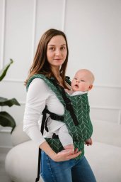 Nosidło Kavka MultiAge Pro: Fern Braid Bamboo Regulowane