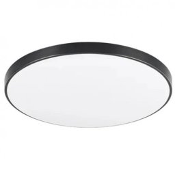 PLAFON LED PANEL NATYNKOWY NIEMRUGAJĄCY SLIM CZARNY BARWA NEUTRALNA 45CM 60W